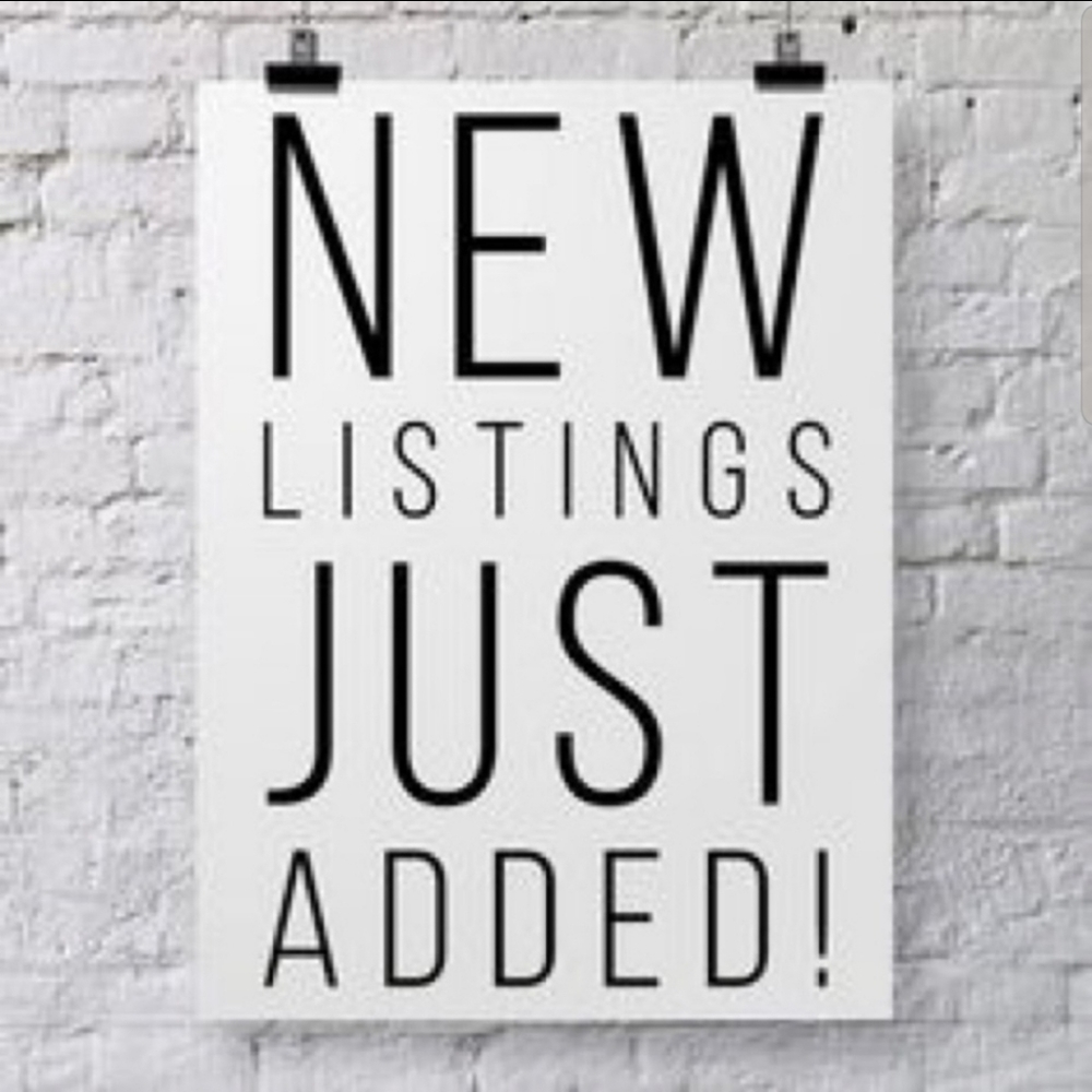 New listings are at the top!